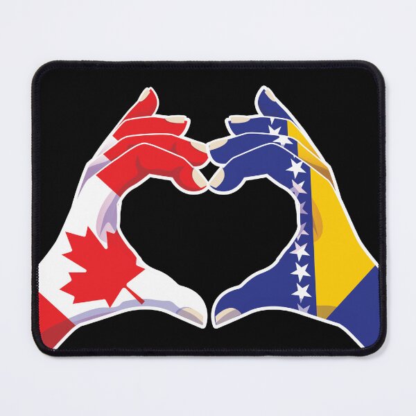 Item preview, Bosnia Bosnian Canadian Canada Love Heart Peace designed and sold by FlagX.
