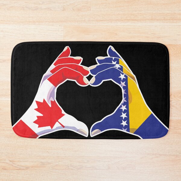 Item preview, Bosnia Bosnian Canadian Canada Love Heart Peace designed and sold by FlagX.