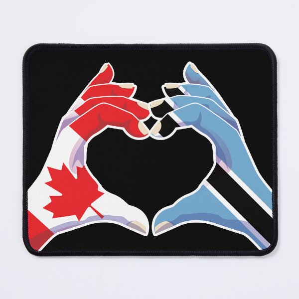 Item preview, Botswana Batswana Canada Canadian Love Heart Peace designed and sold by FlagX.