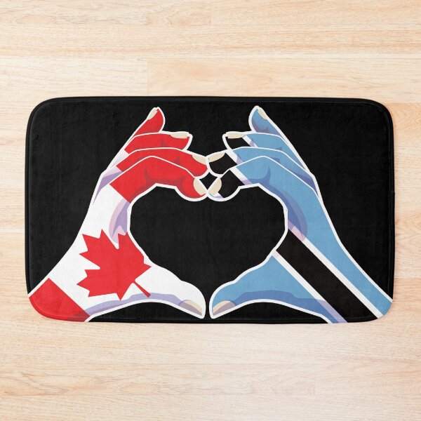 Item preview, Botswana Batswana Canada Canadian Love Heart Peace designed and sold by FlagX.