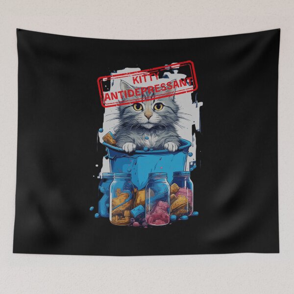 Item preview, Kitty Antidepressant designed and sold by MG-MagicGallery.