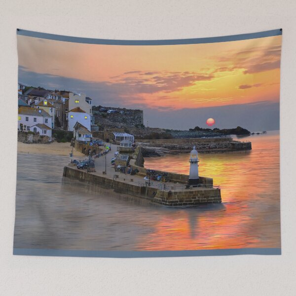 Item preview, St Ives Pier Sunset designed and sold by Alisonchambers2.