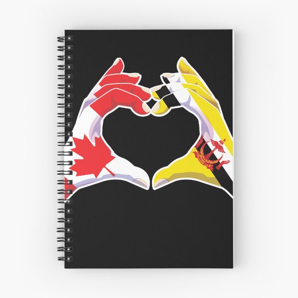 Item preview, Brunei Bruneian Canadian Canada Love Heart Peace designed and sold by FlagX.