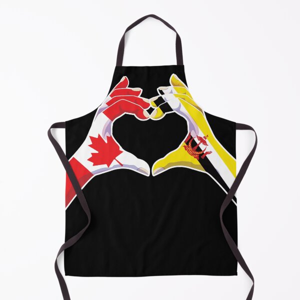 Item preview, Brunei Bruneian Canadian Canada Love Heart Peace designed and sold by FlagX.