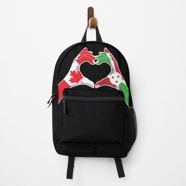 Item preview, Burundi Burundian Canadian Canada Love Heart Peace designed and sold by FlagX.