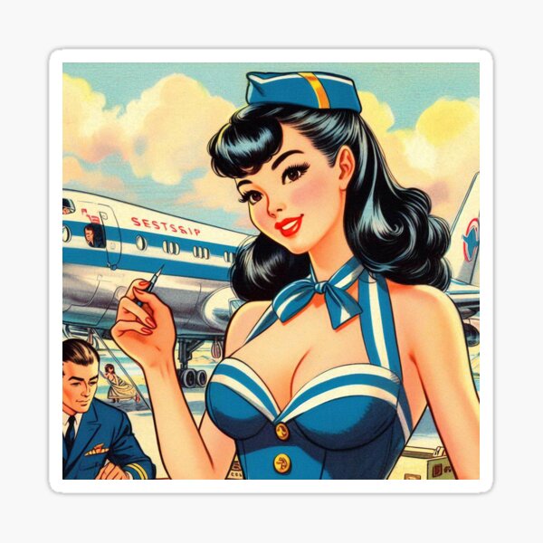 Sticker: Stewardess