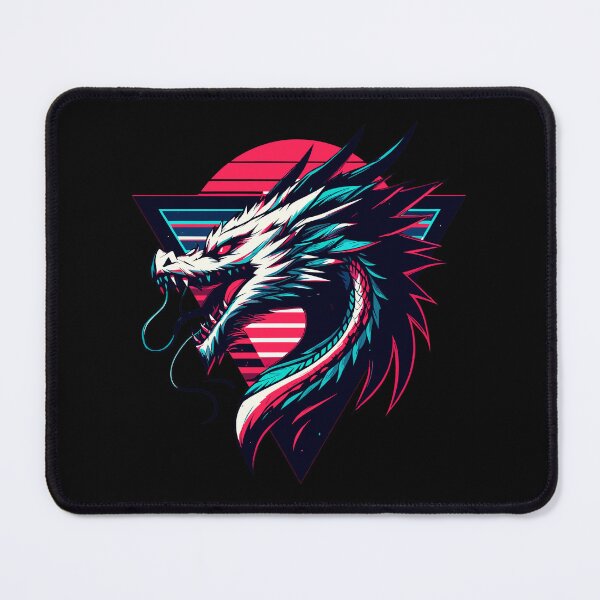 Item preview, Cool Neon Retro dragon magical Creature designed and sold by TomFrontierArt.