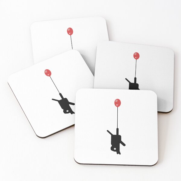 Item preview, Flying Rabbit, Balloon and Cat Looking Rabbit designed and sold by cutenesss.