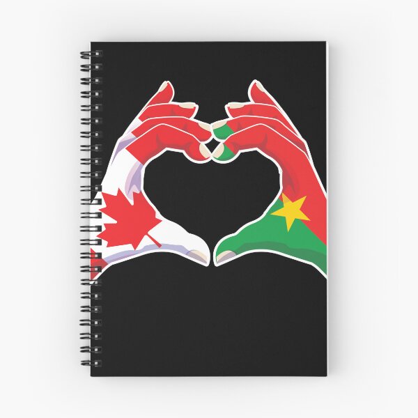 Item preview, Burkinabe Burkina Faso Canada Canadian Love Heart Peace designed and sold by FlagX.