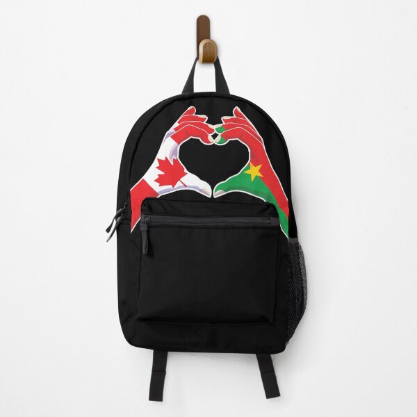 Item preview, Burkinabe Burkina Faso Canada Canadian Love Heart Peace designed and sold by FlagX.