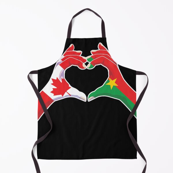 Item preview, Burkinabe Burkina Faso Canada Canadian Love Heart Peace designed and sold by FlagX.