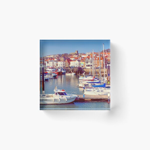 Item preview, Scarborough Harbour Golden Hour designed and sold by Alisonchambers2.