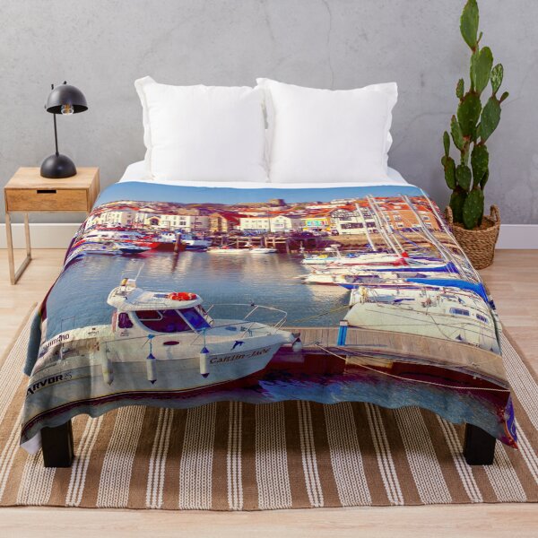 Item preview, Scarborough Harbour Golden Hour designed and sold by Alisonchambers2.