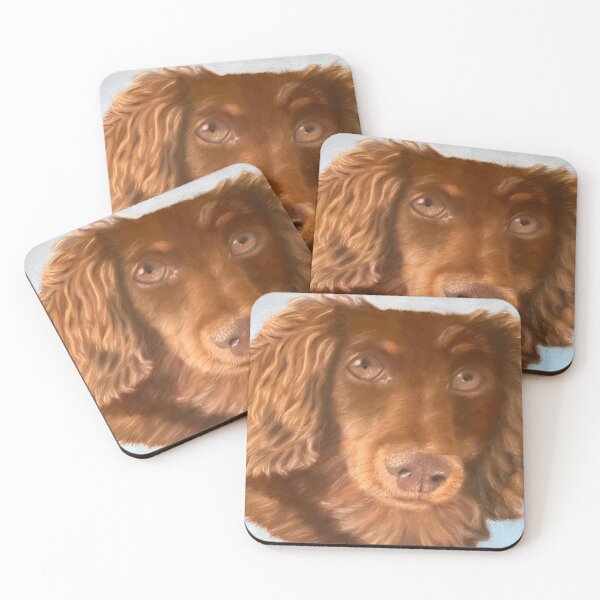 Item preview, Fluffy Dachshund designed and sold by DoodlesArt62.
