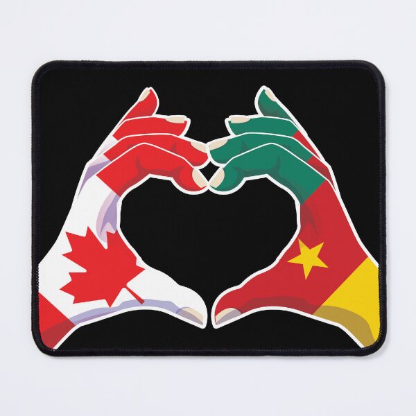 Item preview, Cameroon Cameroonian Canadian Canada Love Heart Peace designed and sold by FlagX.