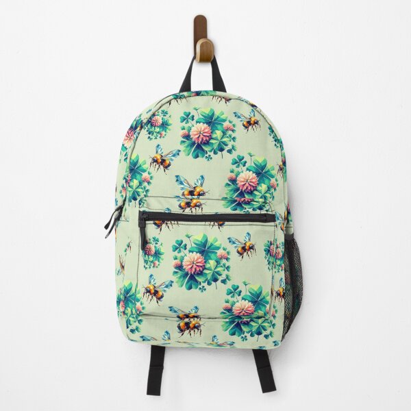 Item preview, Low poly Bumblebees in Clover designed and sold by pseudosiren.