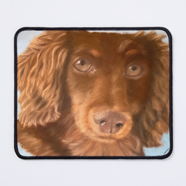 Item preview, Fluffy Dachshund designed and sold by DoodlesArt62.