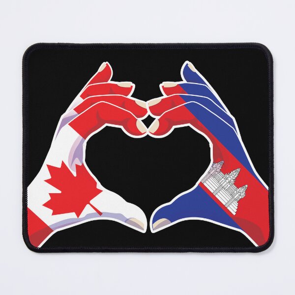 Item preview, Cambodian Cambodia Canadian Canada Love Heart Peace designed and sold by FlagX.