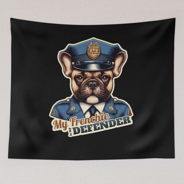 Item preview, French Bulldog Police  designed and sold by ThisDress.