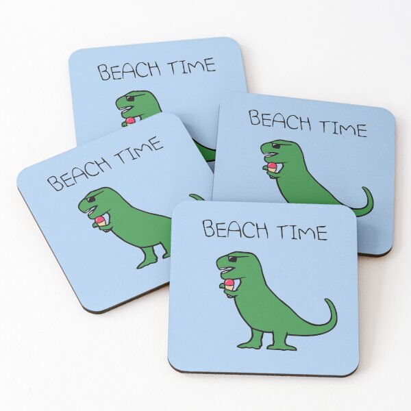 Item preview, Beach Time (T-Rex Ice Cream) designed and sold by jezkemp.