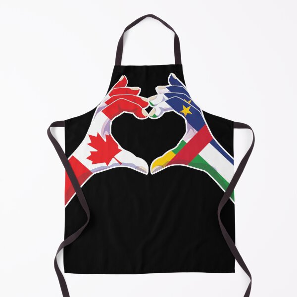 Item preview, Central African Republic Central African Canada Canadian Love Heart Peace designed and sold by FlagX.