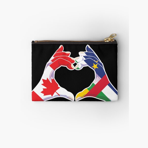 Item preview, Central African Republic Central African Canada Canadian Love Heart Peace designed and sold by FlagX.