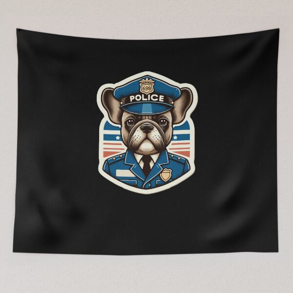 Item preview, French Bulldog Police  designed and sold by ThisDress.