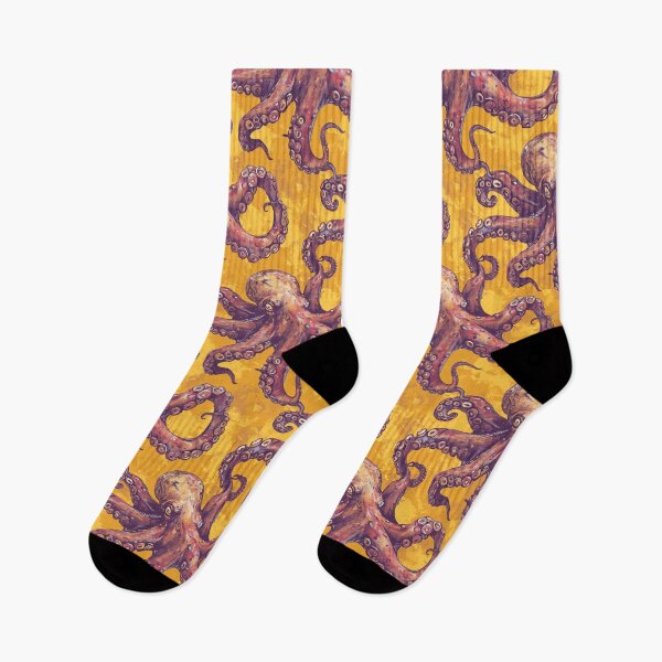 Item preview, Purple octopus pattern designed and sold by FloralZoo.