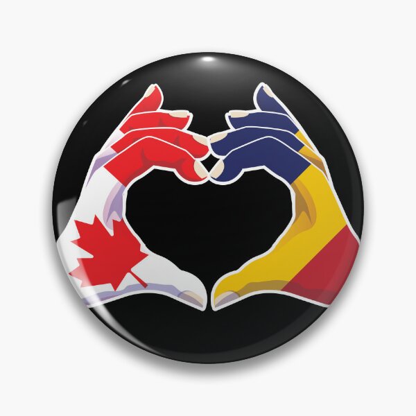 Item preview, Chad Chadian Canada Canadian Love Heart Peace designed and sold by FlagX.