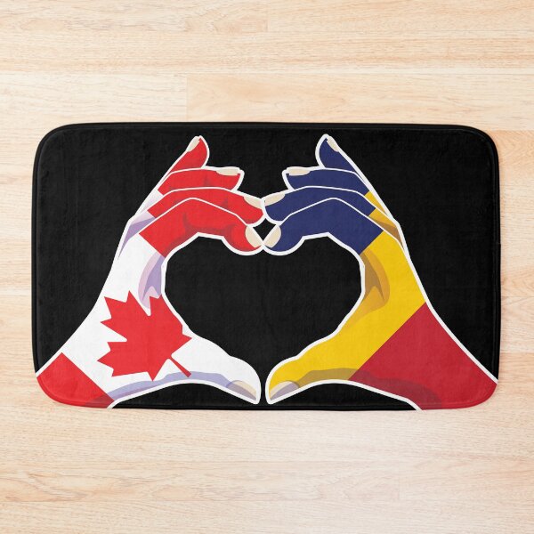 Item preview, Chad Chadian Canada Canadian Love Heart Peace designed and sold by FlagX.
