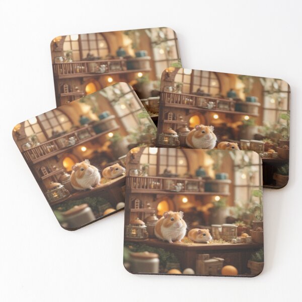 Item preview, Cozy Hamster Hideout designed and sold by Enchanting Art Vista.