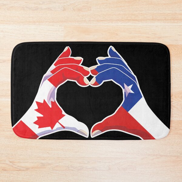Item preview, Chile Chilean Canadian Canada Love Heart Peace designed and sold by FlagX.