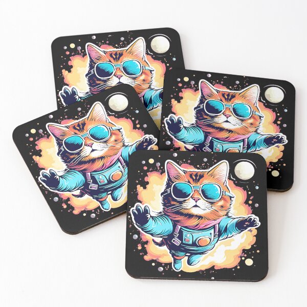 Item preview, Feline Cosmonaut designed and sold by WarpWorks.