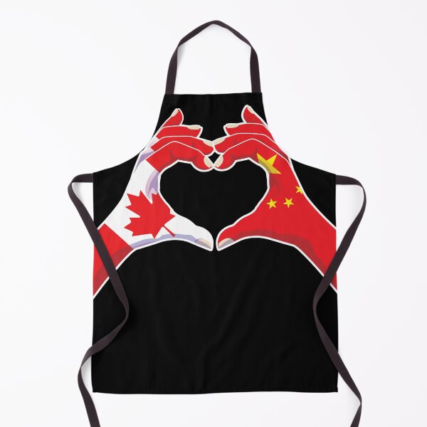 Item preview, China Chinese Canadian Canada Love Heart Peace designed and sold by FlagX.