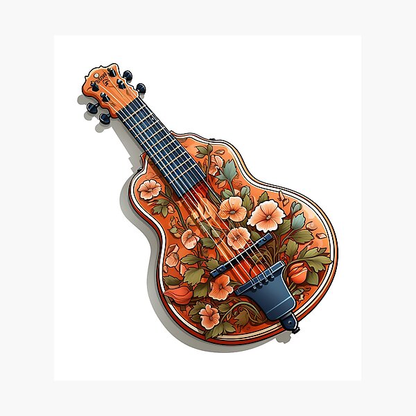 Artikelvorschau, Buntes Vintage-Sitar-Instrument entworfen und verkauft von Mohammed Sohail Khan.