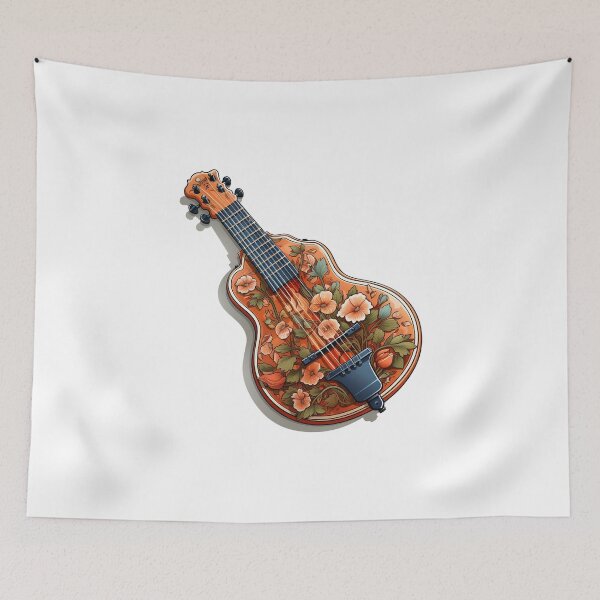 Item preview, Colorful Vintage Sitar Instrument designed and sold by Mohammed Sohail Khan.