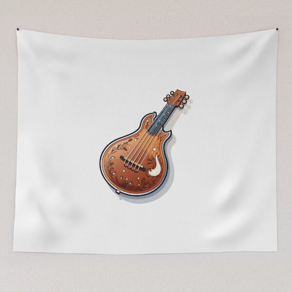 Item preview, Colorful Vintage Sitar Instrument designed and sold by Mohammed Sohail Khan.