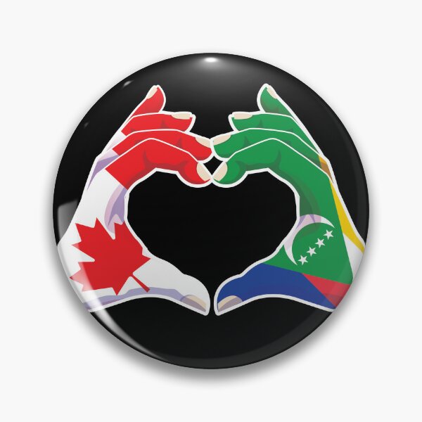 Item preview, Comoros Comorian Canada Canadian Love Heart Peace designed and sold by FlagX.