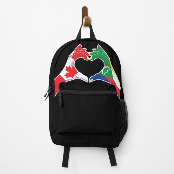 Item preview, Comoros Comorian Canada Canadian Love Heart Peace designed and sold by FlagX.