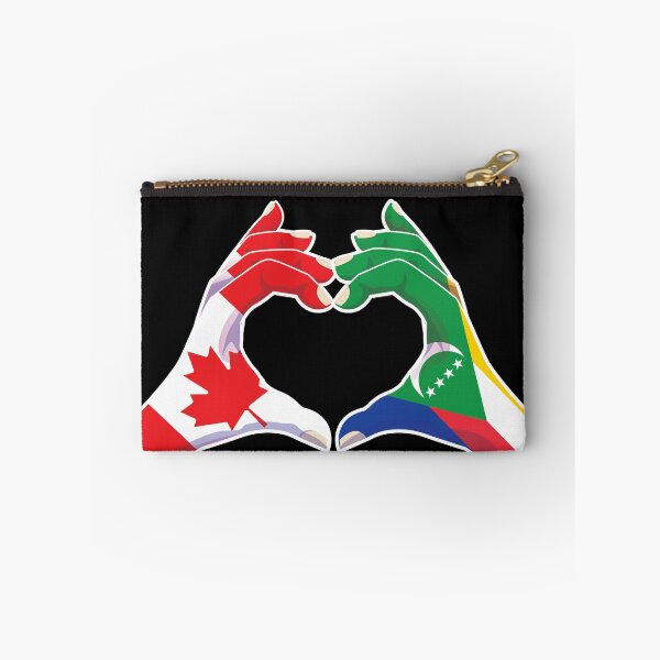 Item preview, Comoros Comorian Canada Canadian Love Heart Peace designed and sold by FlagX.