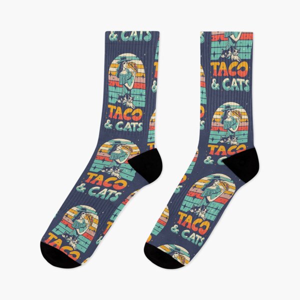 Item preview, retro classic taco & cats v70 designed and sold by FenwickDesign99.