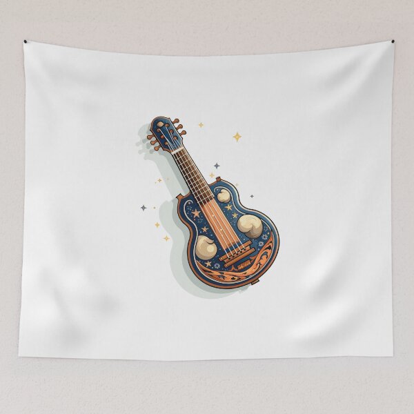 Item preview, Colorful Vintage Sitar Instrument designed and sold by Mohammed Sohail Khan.