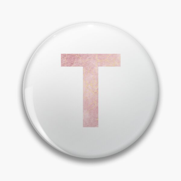 Item preview, Initial T with pink marble effect designed and sold by alessiazoe.