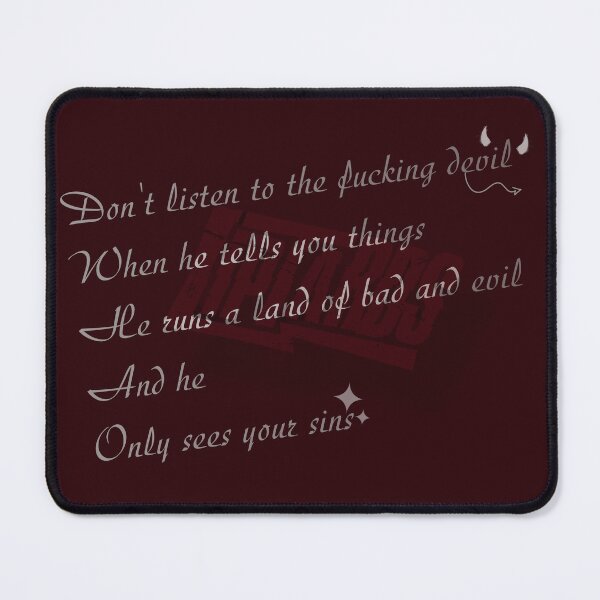 Item preview, Lyrics from Black Cat's Leg by Liptards designed and sold by Finally Awake.