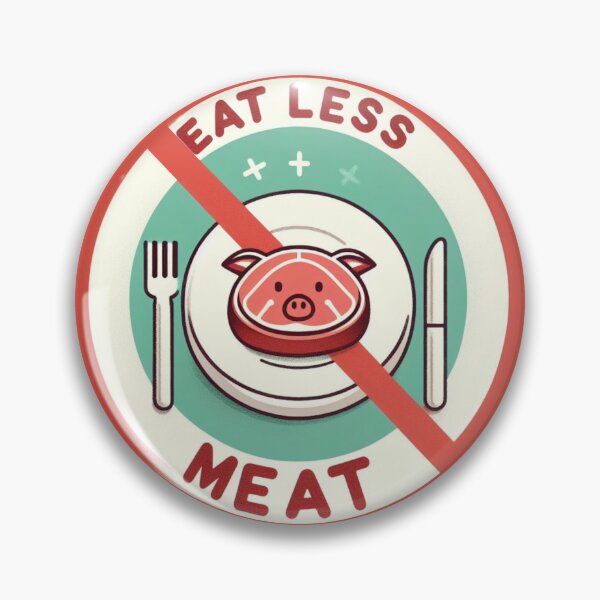 Item preview, Eat Less Meat designed and sold by Azrora.