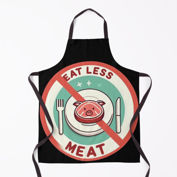 Item preview, Eat Less Meat designed and sold by Azrora.