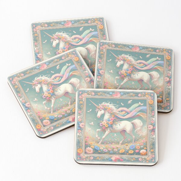 Item preview, Floral Gallop : Where the Magic Unfurls designed and sold by TheCheckerwell.
