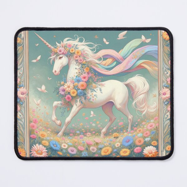 Item preview, Floral Gallop : Where the Magic Unfurls designed and sold by TheCheckerwell.