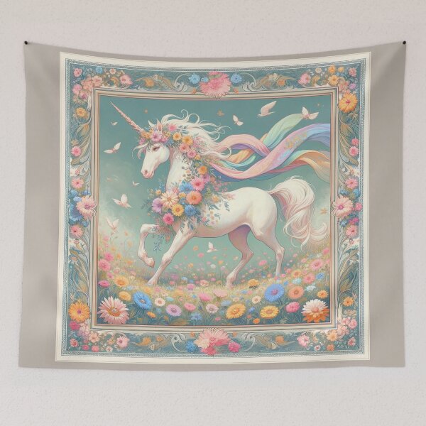 Item preview, Floral Gallop : Where the Magic Unfurls designed and sold by TheCheckerwell.