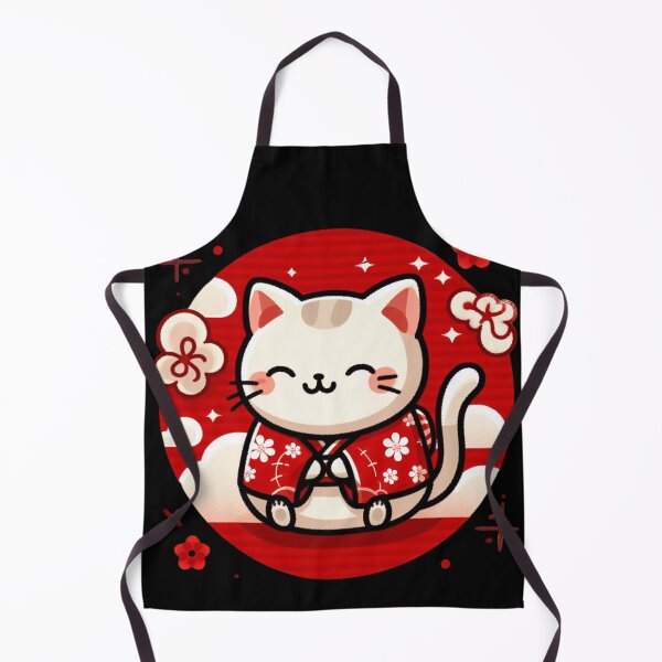 Item preview, Cute Cat in Japanese Style designed and sold by Azrora.